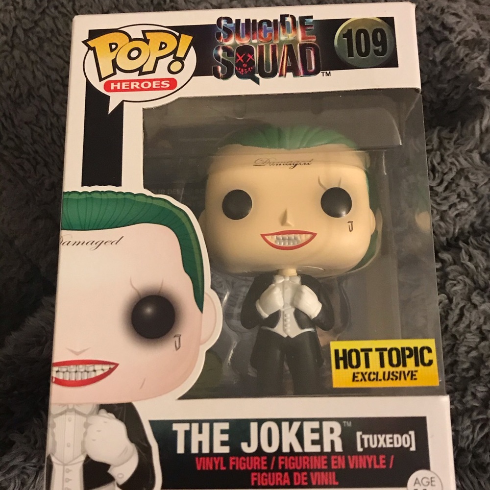 The Joker Suicide Squad Hot Topic exclusive Funko